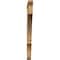 Ekena Millwork Balboa Slat Smooth Bracket, Western Red Cedar, 3 1/2"W x 48"D x 48"H BKT04X48X48BOA06SWR - alternate 2
